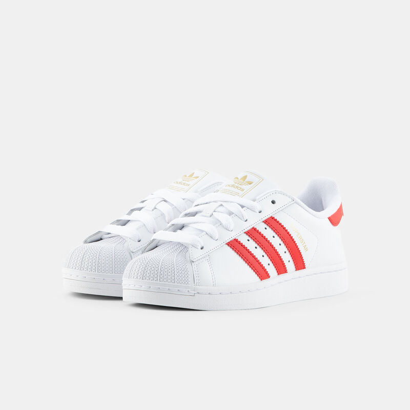 adidas Superstar II, bianco/rosso