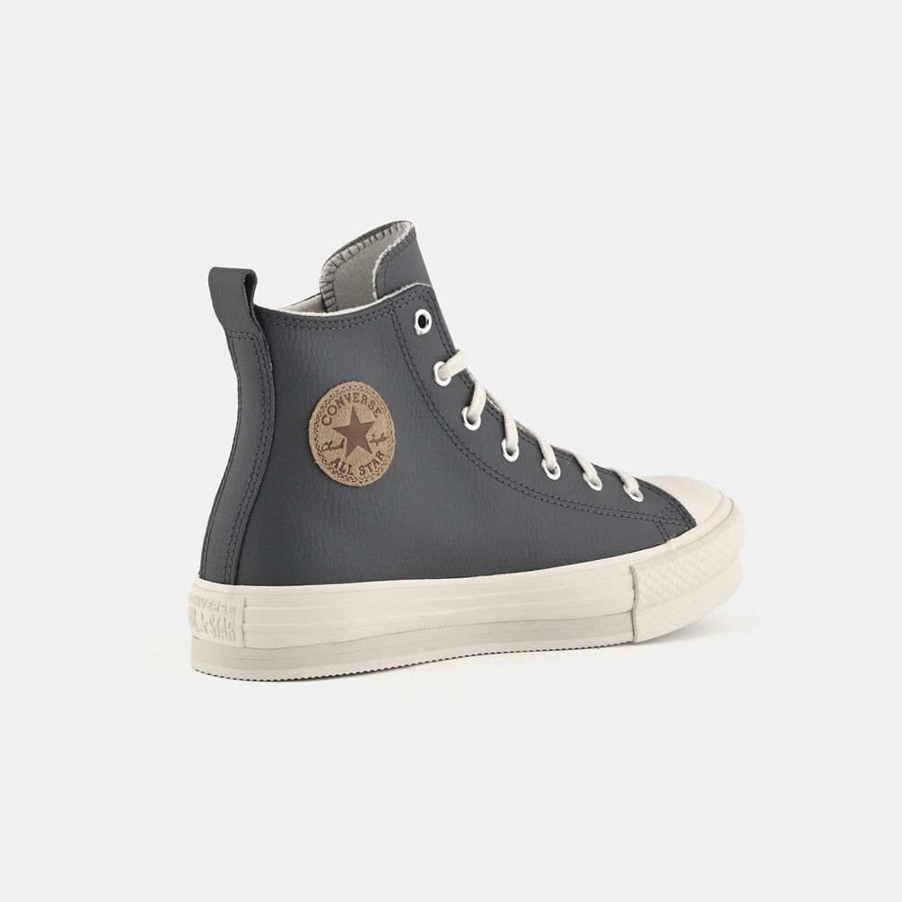 Converse Chuck Taylor All Star EVA Lift Leather, grigio/marrone/bianco