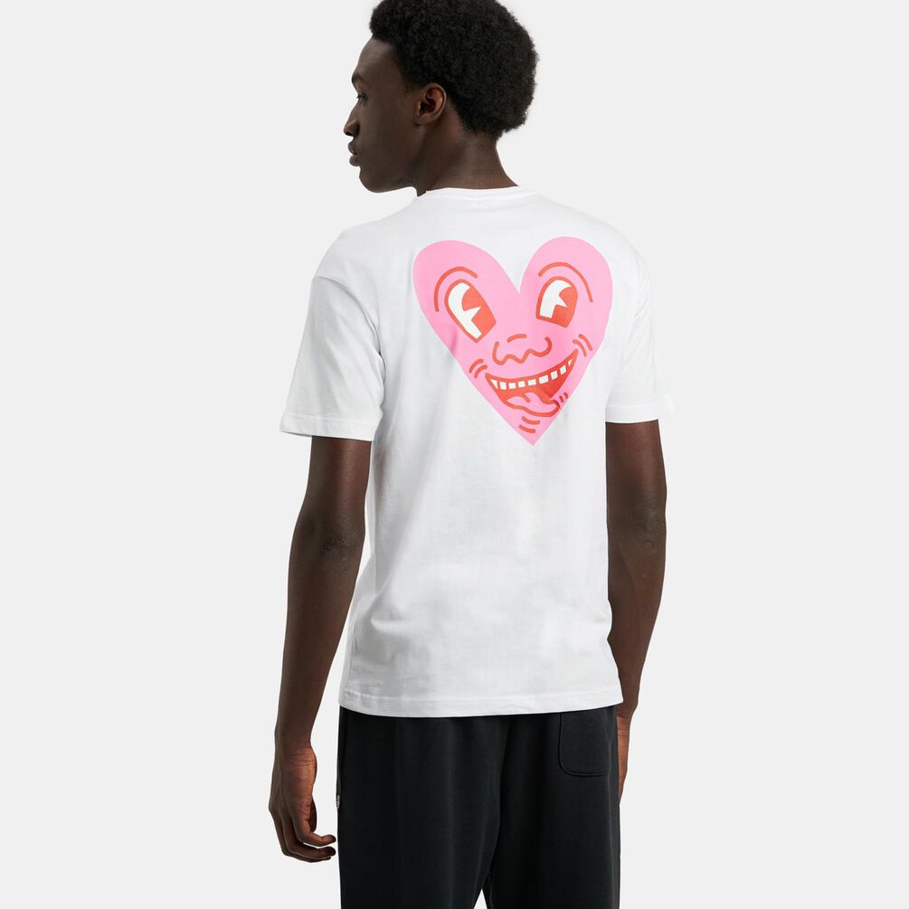 T-shirt Speedy Tee Keith Haring, bianco/rosa/nero