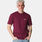 T-shirt Vans Left Chest Logo, bordeaux/bianco