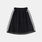 Gonna adidas Long Skirt ragazzi, nero/bianco