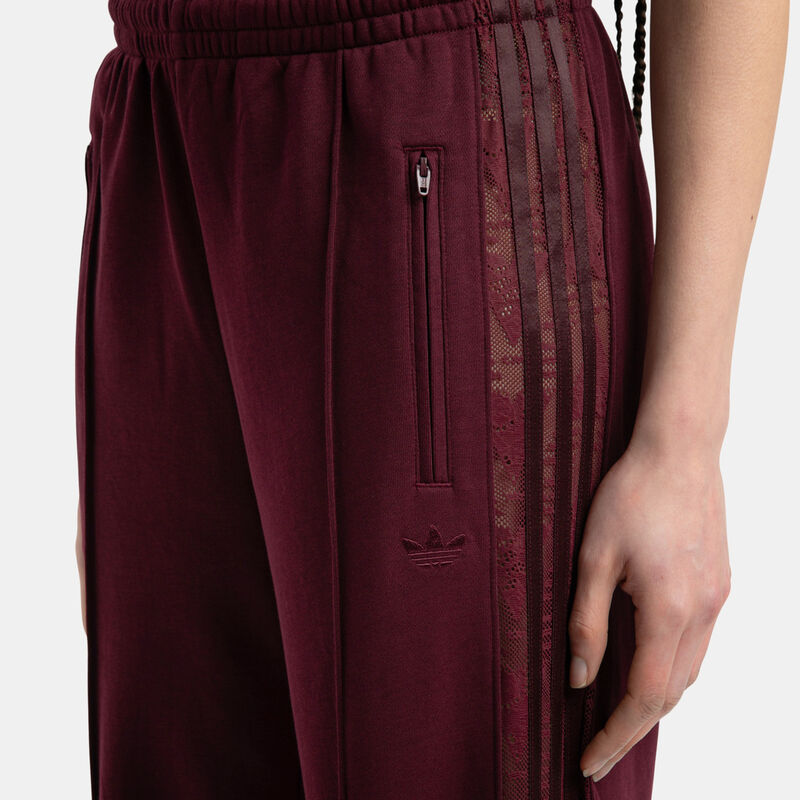 Pantaloni adidas Firebird Classic Lace, bordeaux