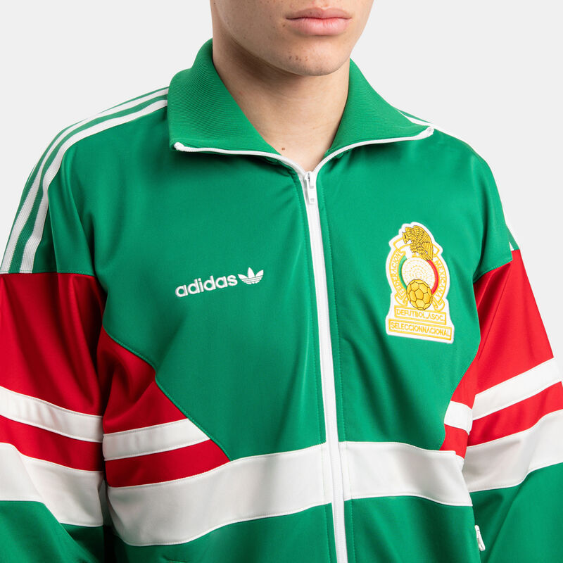 Felpa con zip adidas Mexico 1986 Track Top, verde/rosso/bianco