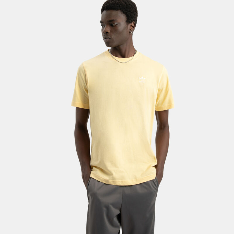 T-shirt adidas Trefoil Essentials, giallo/bianco
