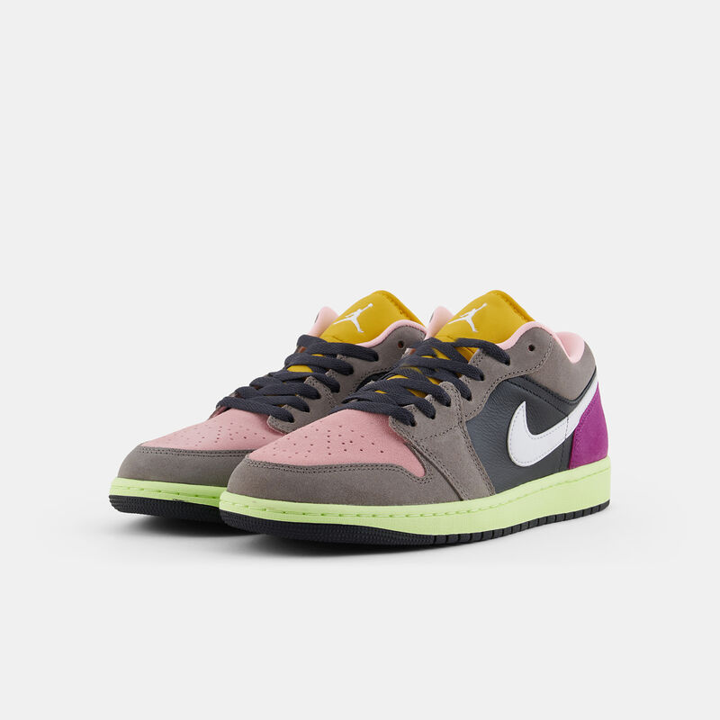 Air Jordan 1 Low SE (GS), arancione/viola/grigio