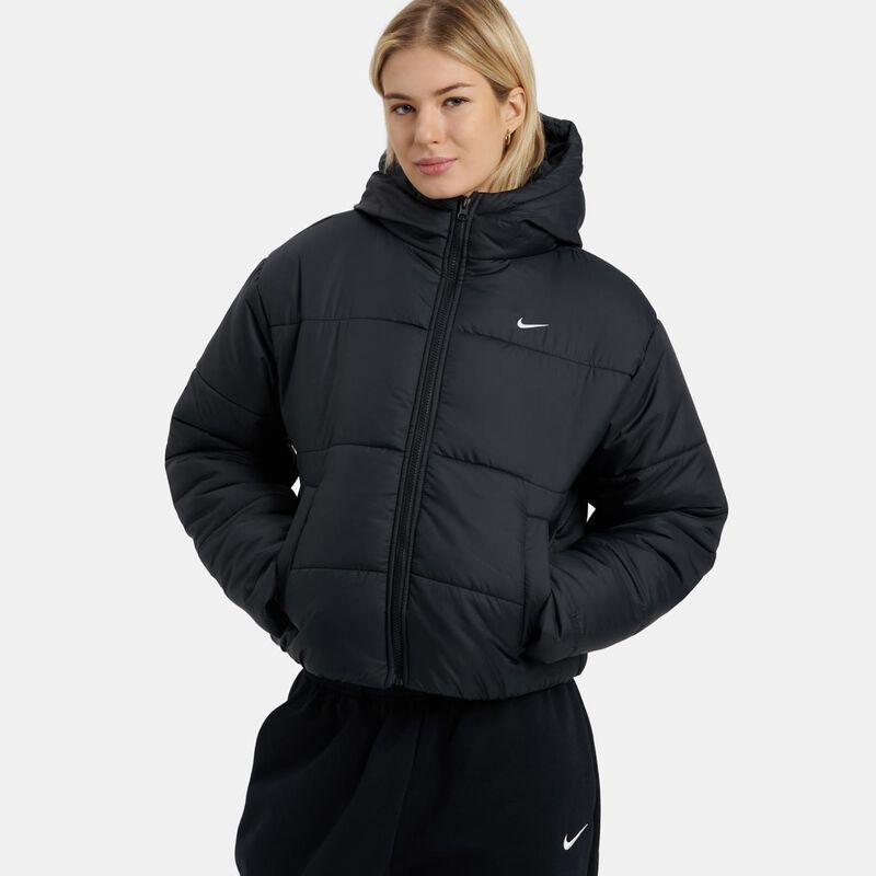 Giacca Nike Sportswear Classic Puffer, nero/bianco