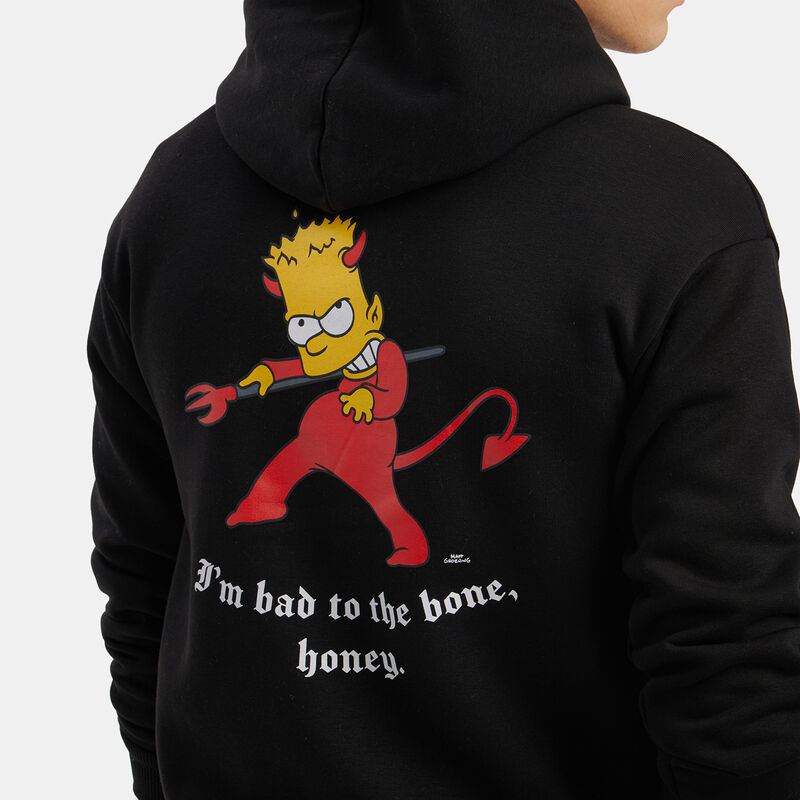 Felpa Speedy Fleece The Simpson, nero/giallo/rosso