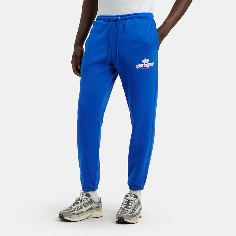 Pantaloni Nike Sportswear Club, blu/bianco/arancione