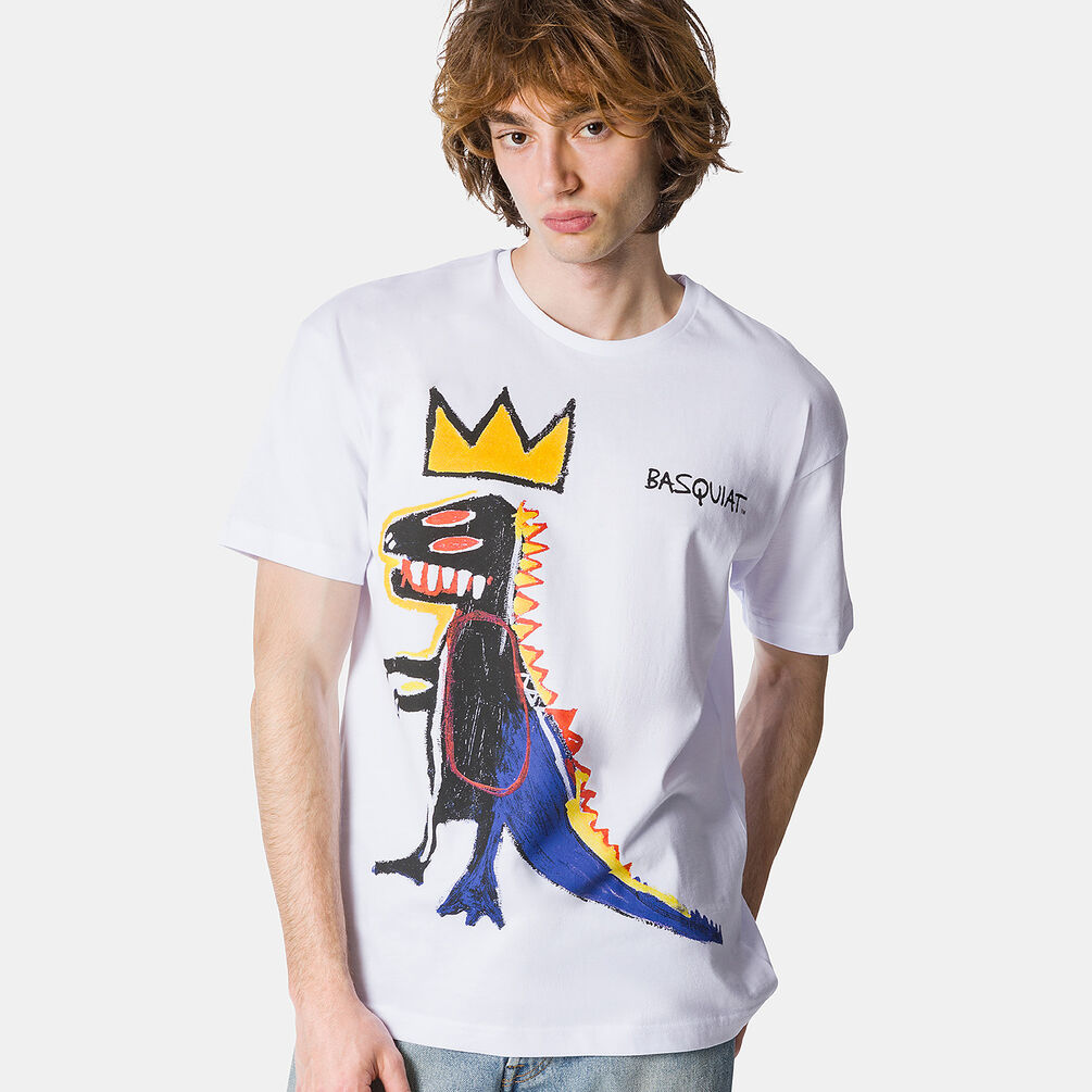T-shirt Speedy Tee Basquiat, bianco/multicolor