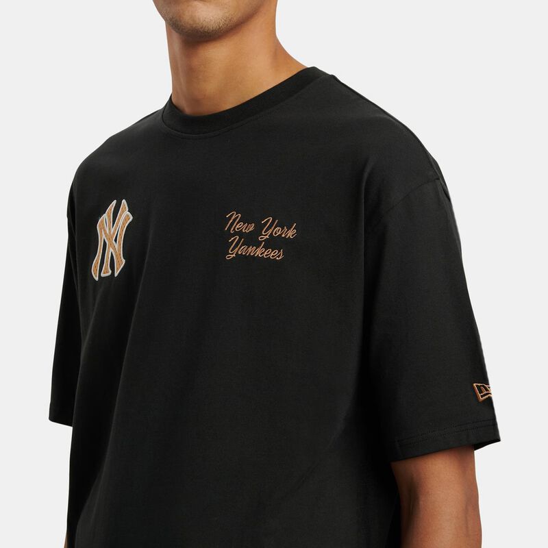 T-shirt New Era MLB Mesh SMU, nero/giallo/bianco
