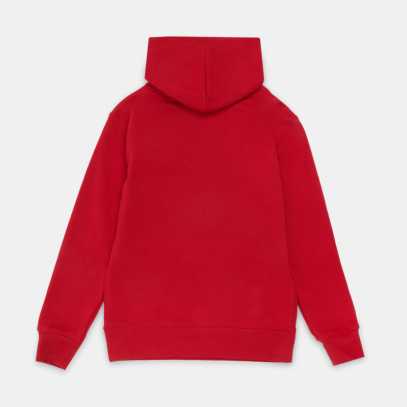 Felpa Jordan Baseline ragazzi, rosso/nero/bianco