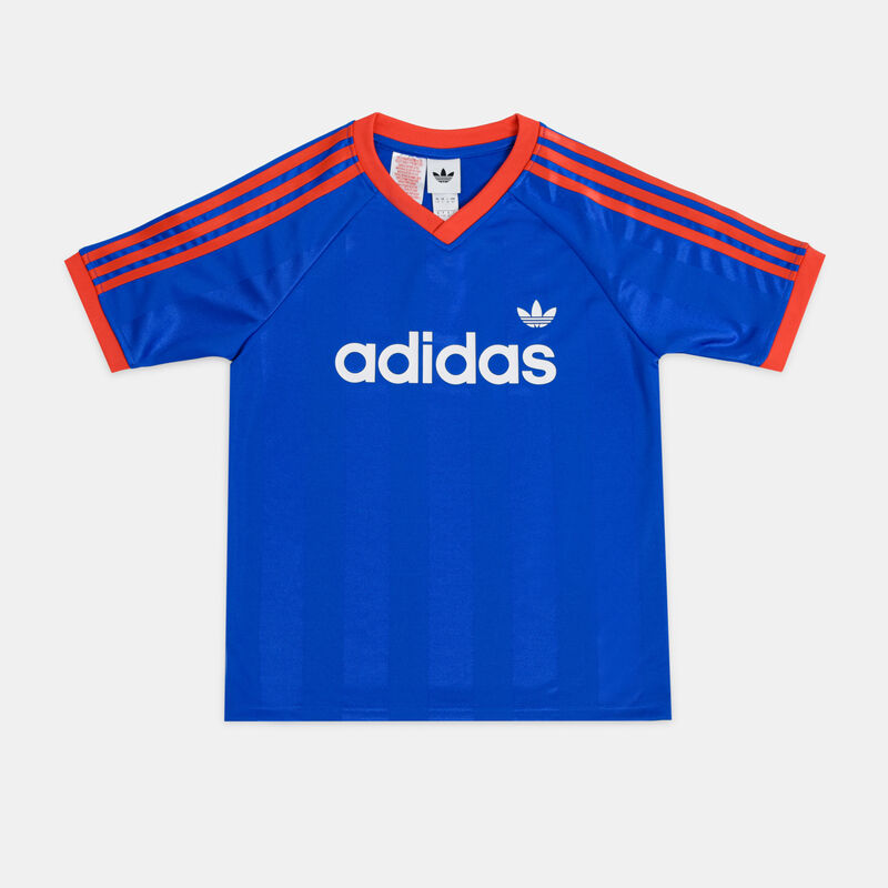 T-shirt adidas Loose Jersey ragazzi, blu/rosso
