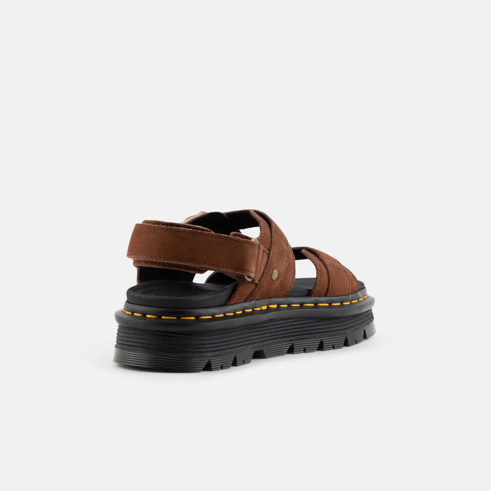 Dr. Martens Zebzag Nubuck Platform, marrone/nero