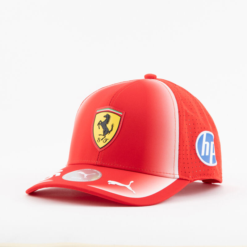 Cappellino Puma Scuderia Ferrari HP Replica Leclerc, rosso/giallo/bianco