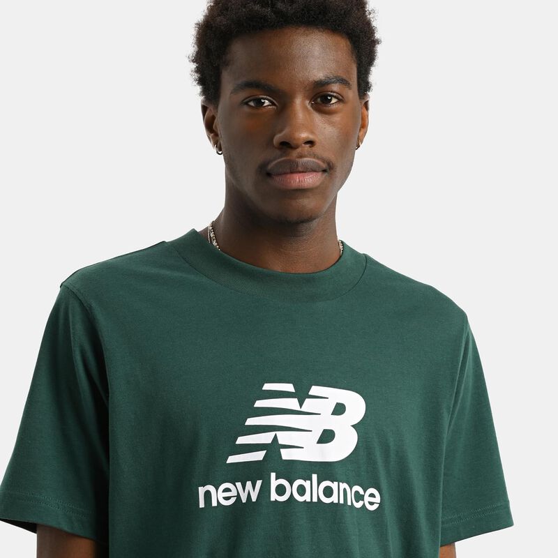 T-shirt New Balance Sport Essentials, verde/bianco