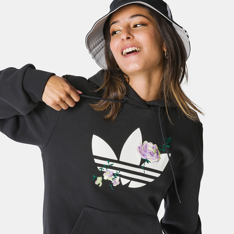 Felpa adidas Flower Embroidery, multicolor