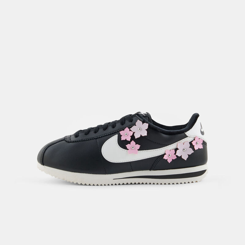 Nike Cortez Leather, nero/bianco/rosa
