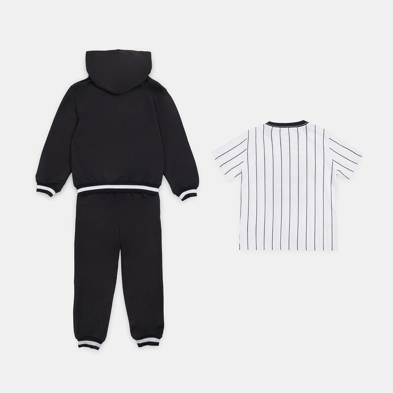 Completo Jordan MJ 23 bambini, nero/rosso/bianco