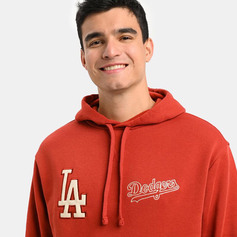 Felpa New Era MLB Rib Chain SMU, arancione/beige