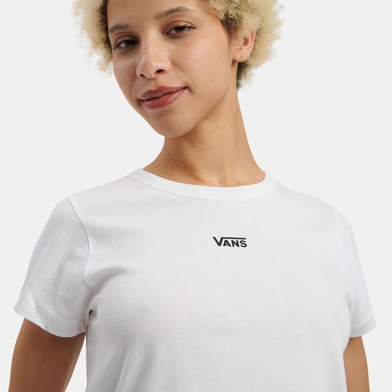 T-shirt Vans Mini Basic, bianco/nero