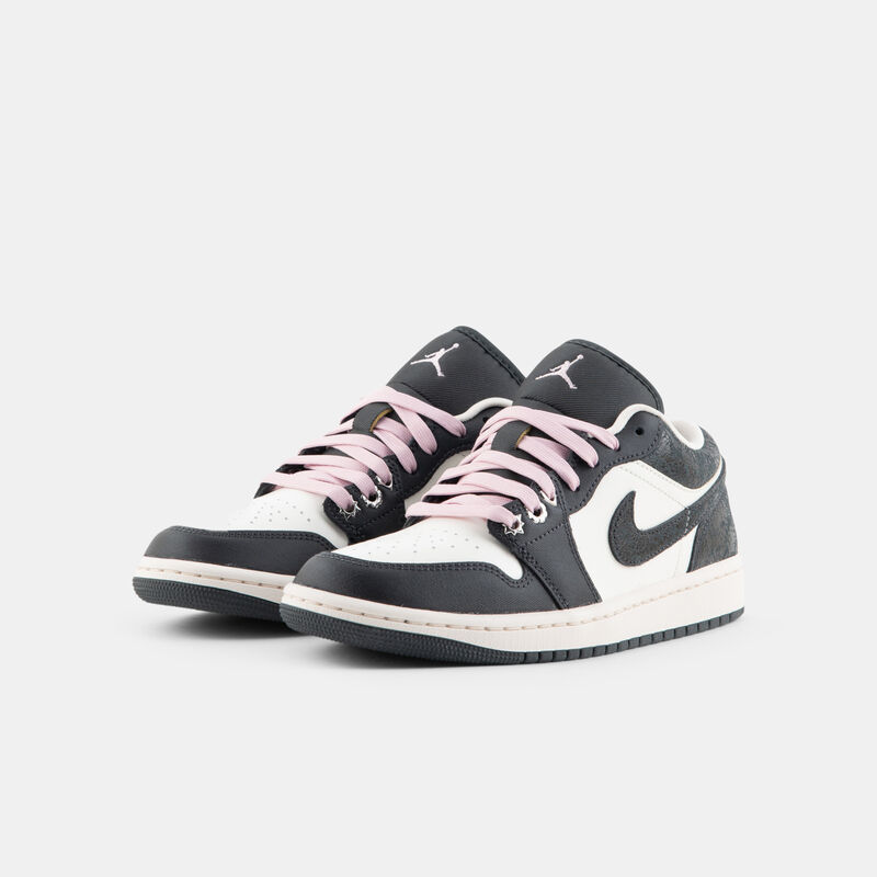 Air Jordan 1 Low SE Iced Carmine (W), nero/beige/rosa