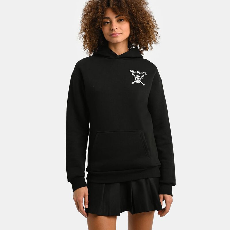 Felpa Speedy Fleece One Piece, nero/bianco