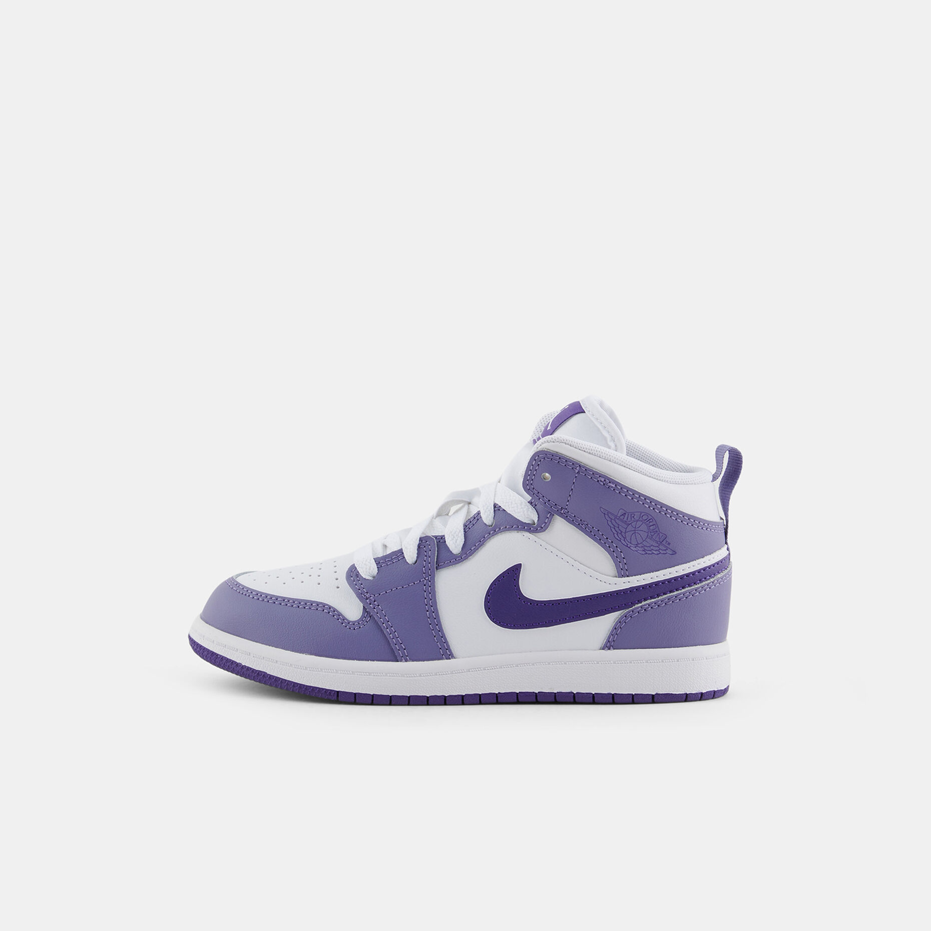 Air Jordan 1 Mid (PS), viola/bianco
