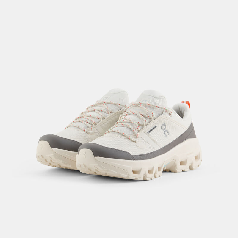 On Cloudrock Low Waterproof, beige/grigio/arancione