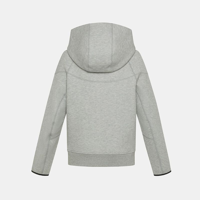 Felpa con zip Nike Sportswear Tech ragazzi, Grigio/nero