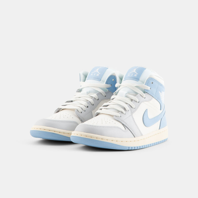 Air Jordan 1 Mid Psychic Blue (W), azzurro/grigio/beige