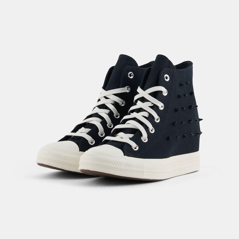 Converse Chuck Taylor All Star Wedge Platform Spikes, nero/beige