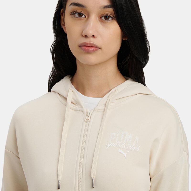 Felpa con zip Puma CLASS Relaxed, beige
