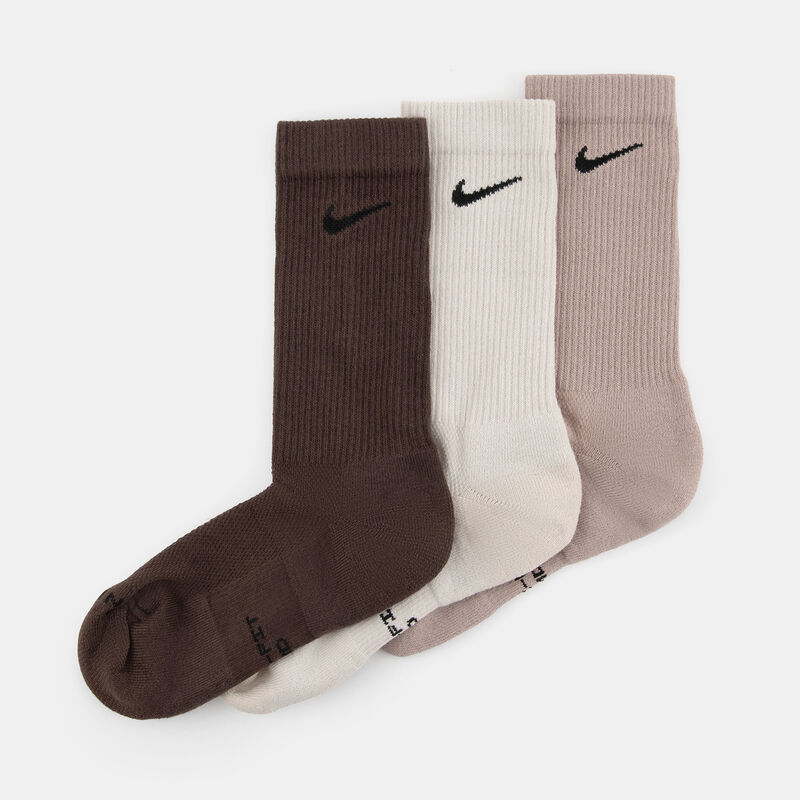 Calzini Nike Everyday Elevated (3 paia), marrone/beige