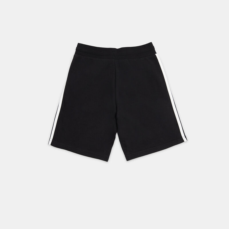 Short adidas 3-Stripes ragazzi, nero/bianco