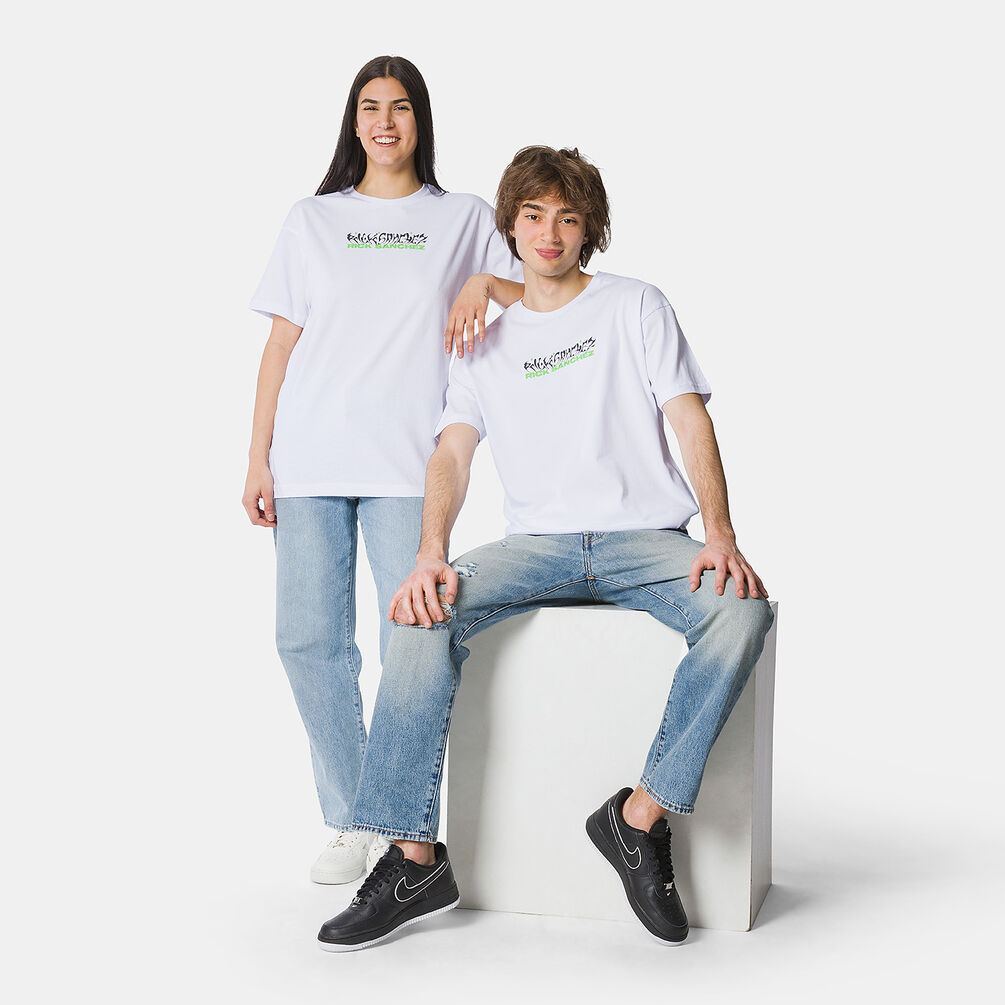 T-shirt Speedy Tee Rick And Morty, bianco/verde/nero