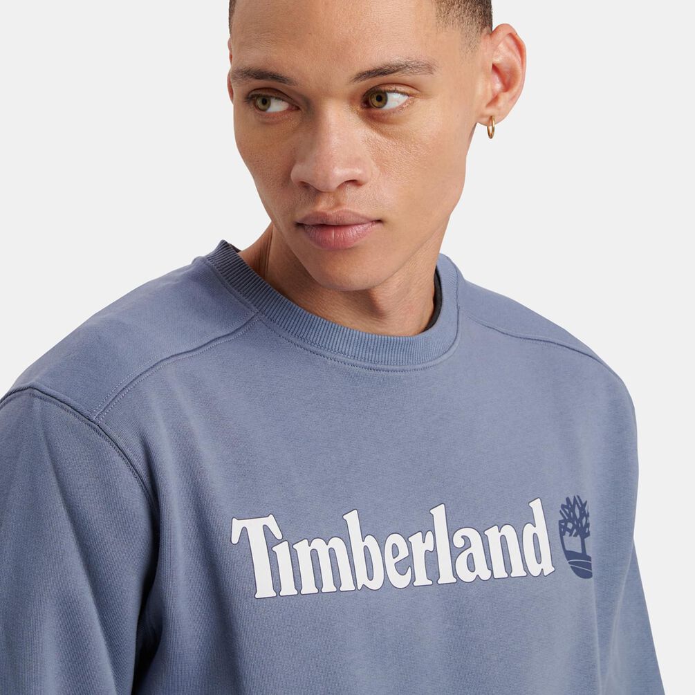 Felpa Timberland Kennebec River, grigio/bianco