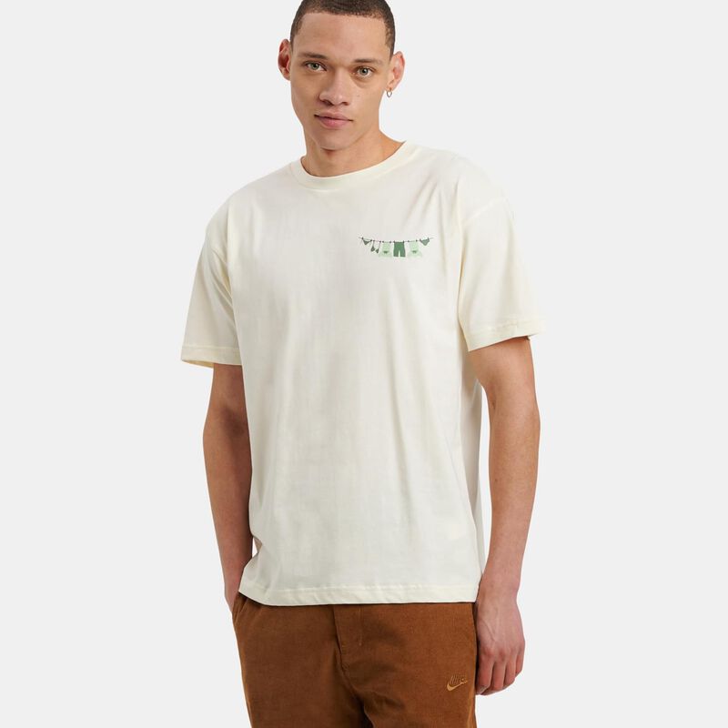 T-shirt Kappa Authentic Graphik Parker, bianco/nero