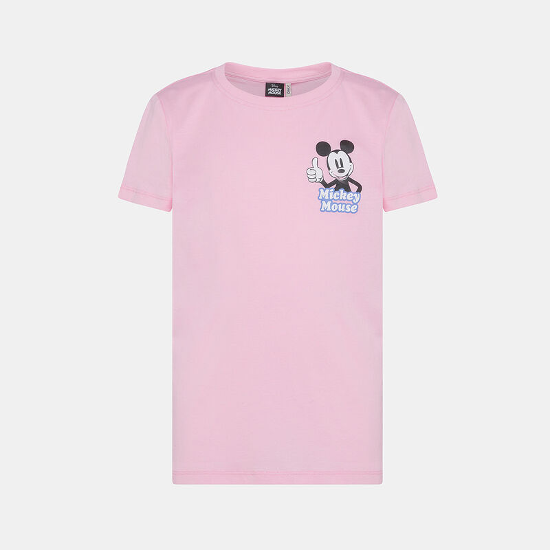 T-shirt Only Mickey Mouse ragazzi, rosa/multicolor