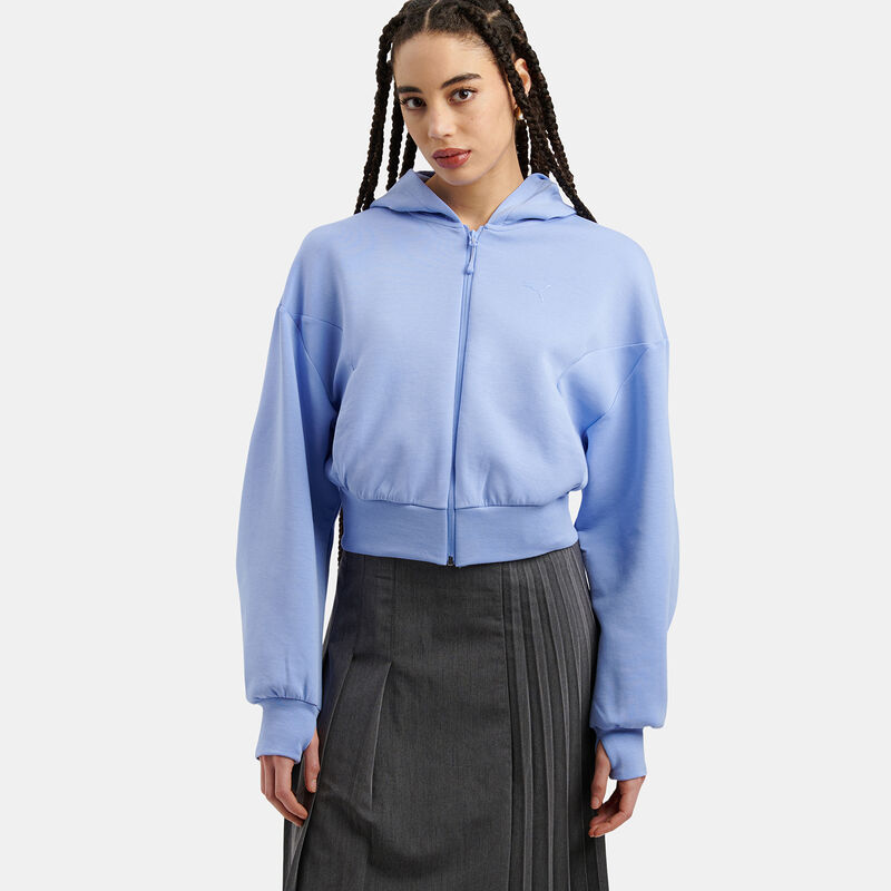 Felpa con zip Puma Pumatech Sense, viola