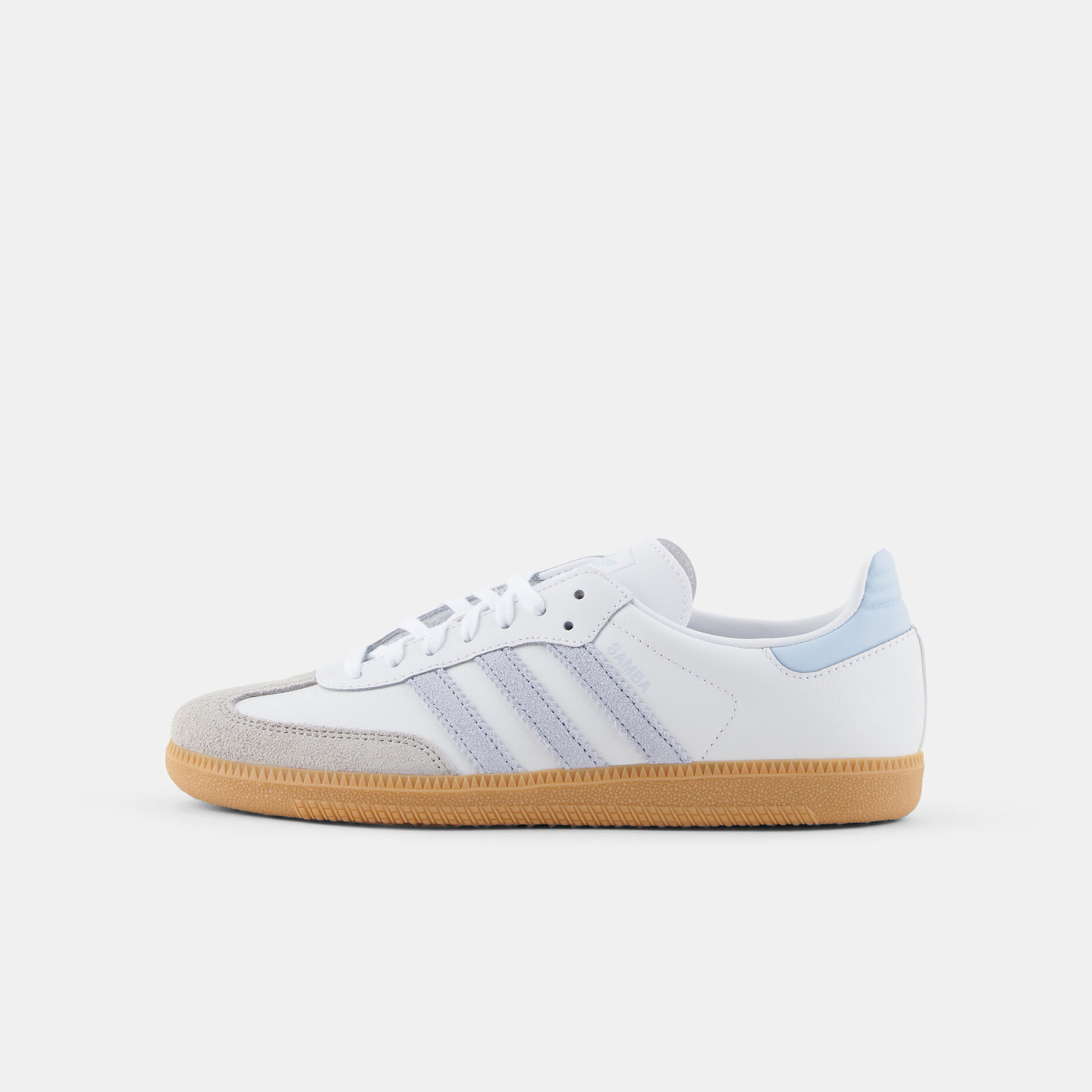 adidas Samba OG, bianco/azzurro