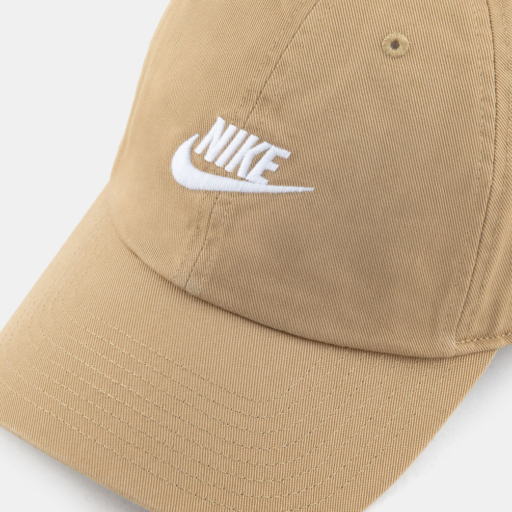 Cappellino Nike Club Unstructured Futura Wash, beige/bianco