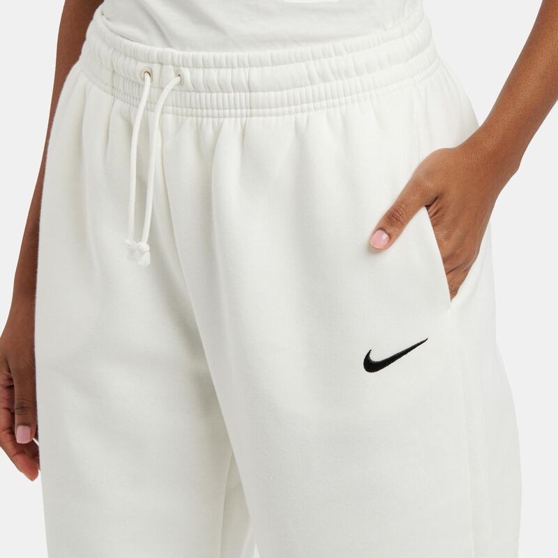 Pantaloni Nike Sportswear Phoenix Fleece, bianco/nero