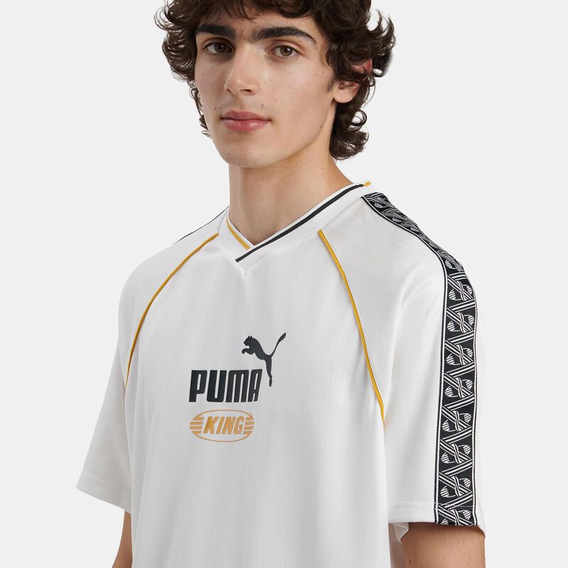 T-Shirt Puma King Relaxed Football, bianco
