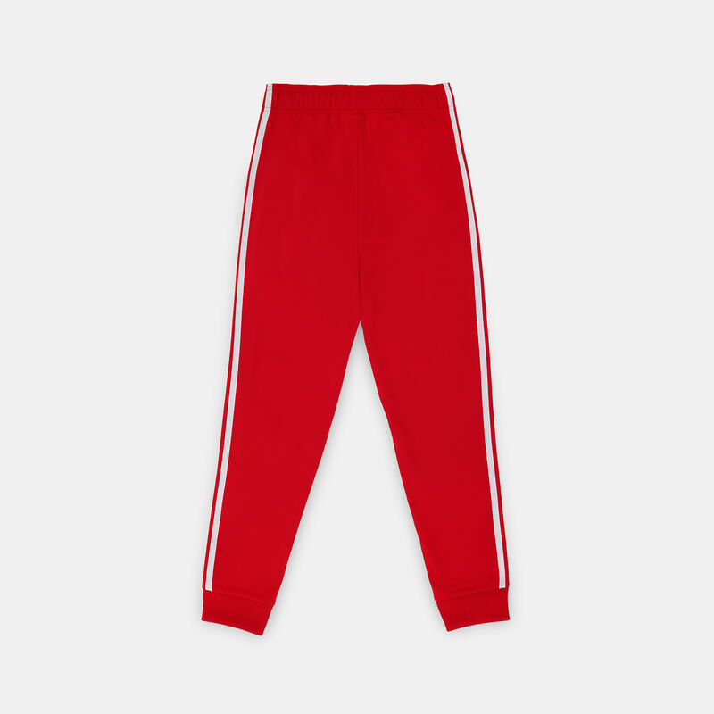 Pantaloni adidas Track Pants adicolor SST ragazzi, rosso/bianco