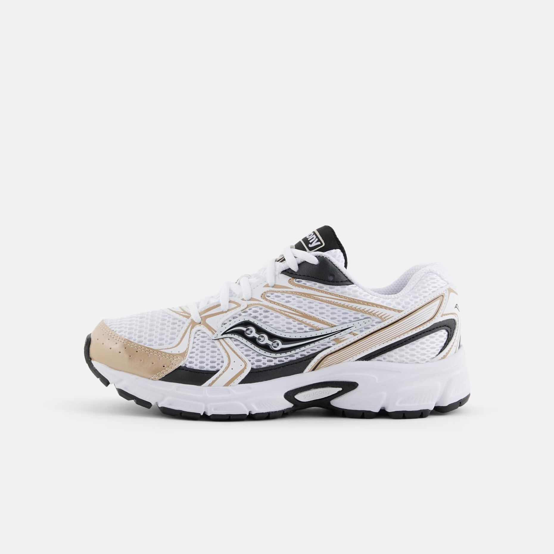 Saucony Ride Millennium, bianco/oro/nero