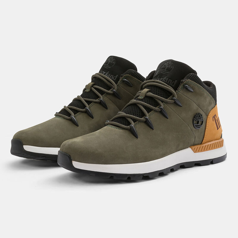 Timberland Sprint Trekker Mid, verde/nero/marrone
