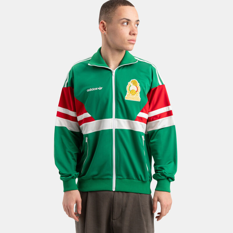 Felpa con zip adidas Mexico 1986 Track Top, verde/rosso/bianco