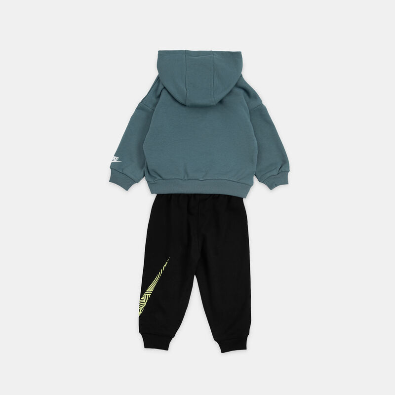 Completo Nike In The Zone Oversized Set neonati, verde/nero/bianco