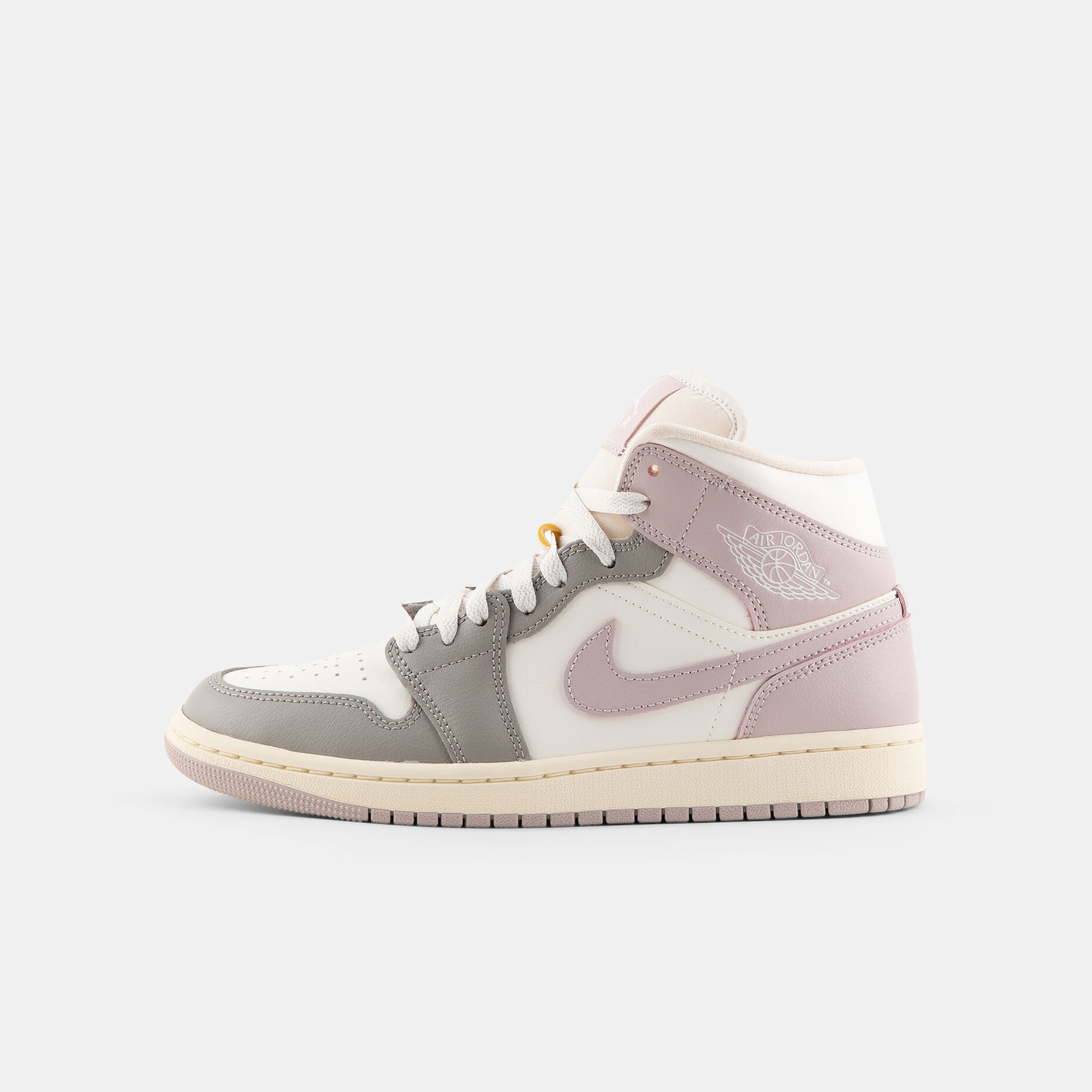 Air Jordan 1 Mid Enigma Stone Particle Rose (W), beige/rosa/grigio