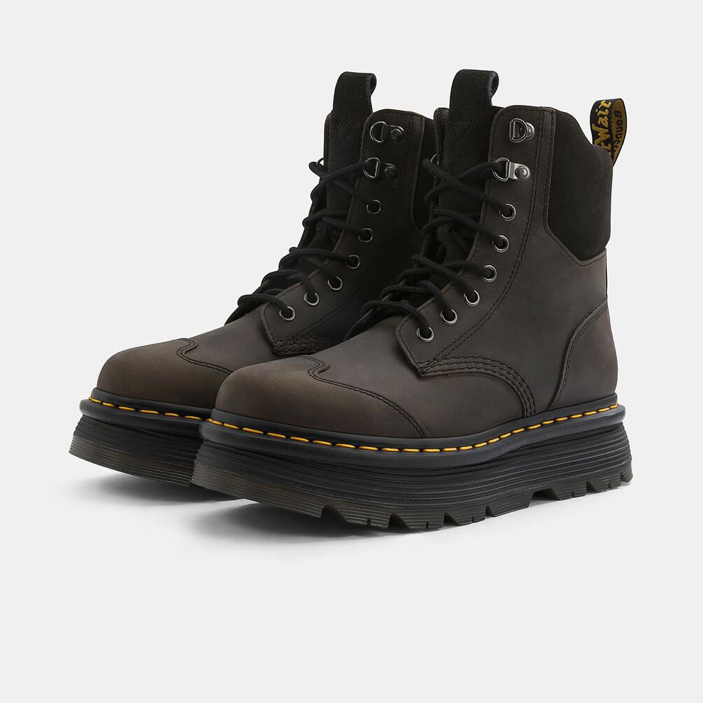 Dr. Martens ZebZag 8 Tie, nero/grigio